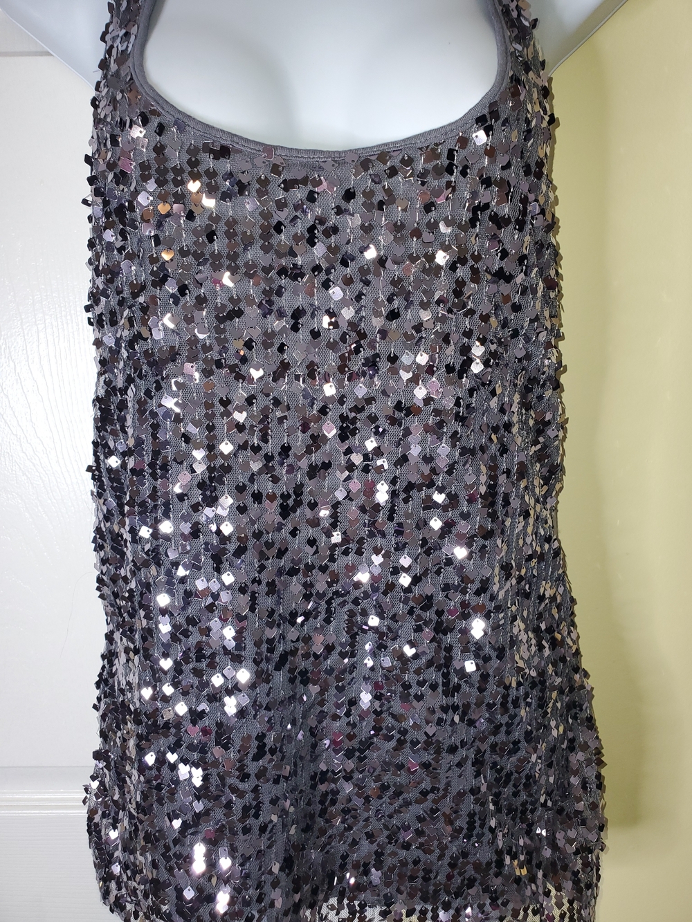 ✨ Imaginary Voyage Y2K Black Sequin Halter Top | Size M ✨